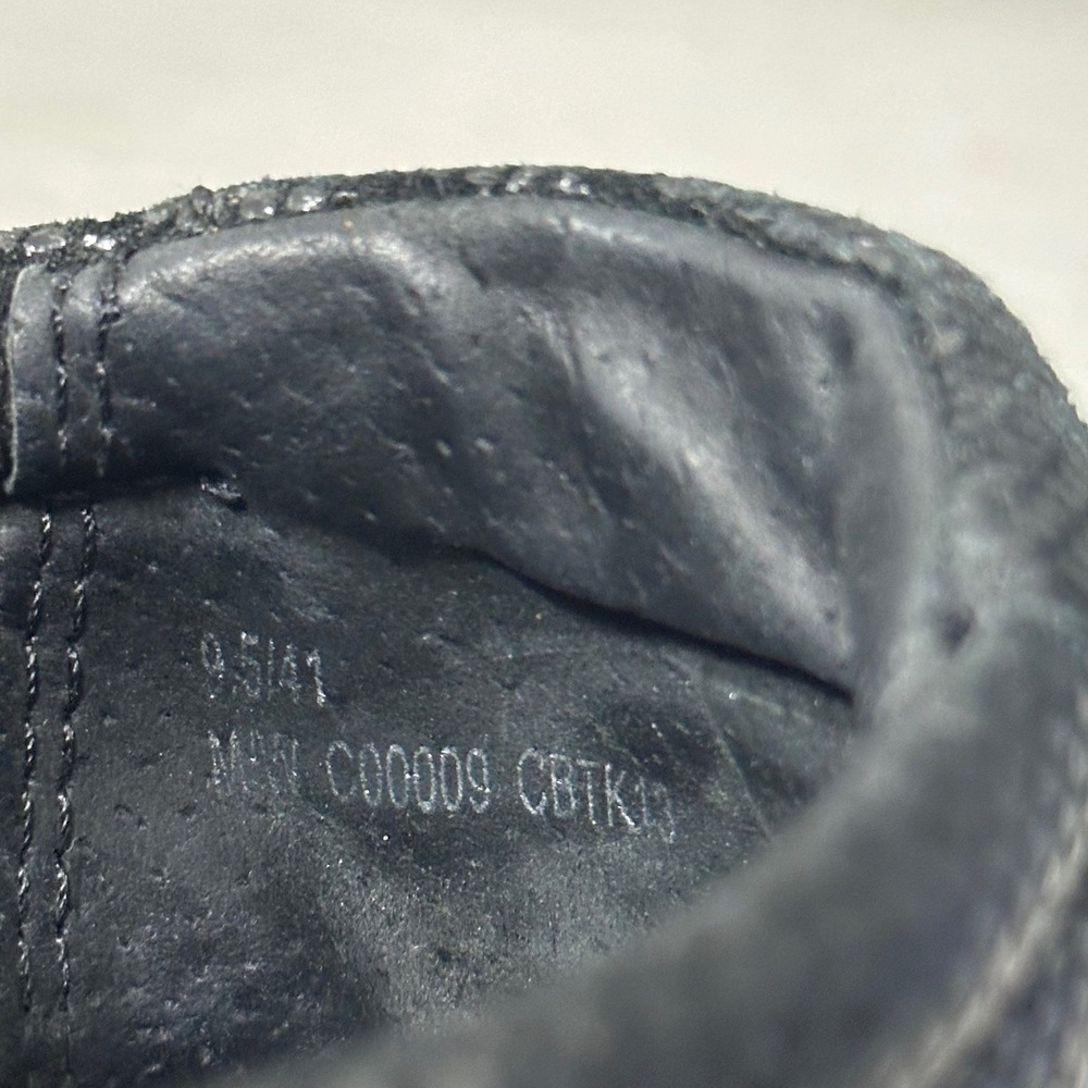 Born b.o.c. Toby Black Leather Clogs Womens Sz 9.5 Textured Slip On Shoes - Picture 2 of 10
